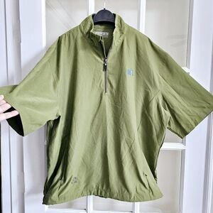 Ashworth Mens XL GOLF Pullover Jacket Weather Systems Water & Wind Resistant